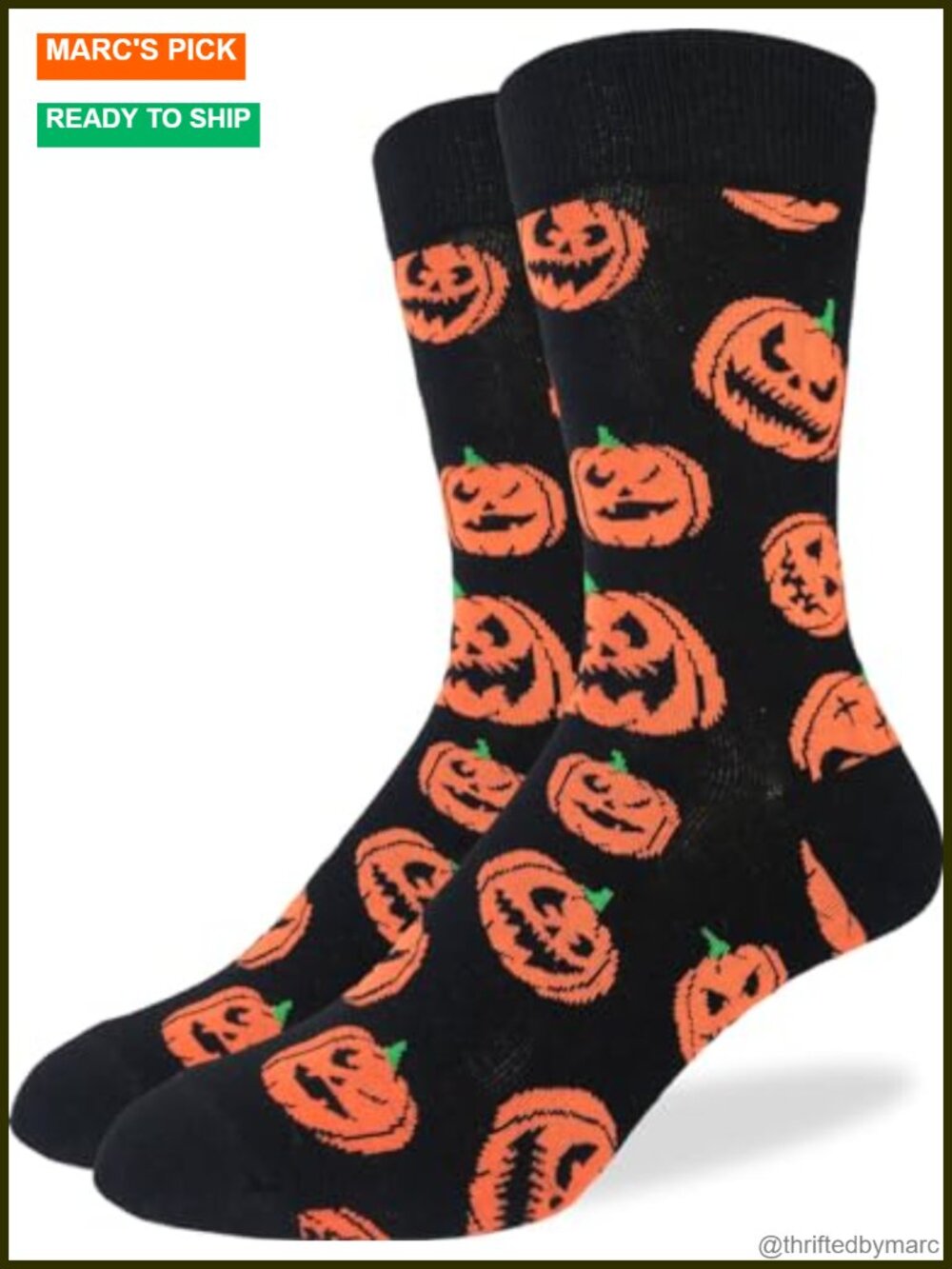 Men's Novelty Socks Crew Length Cotton Blend Reinforced Heel Toe